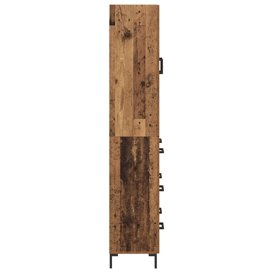 Haut Armoire Bois Ancien 69,5 x 34 x 180 cm Bois d'ingénierie - 9