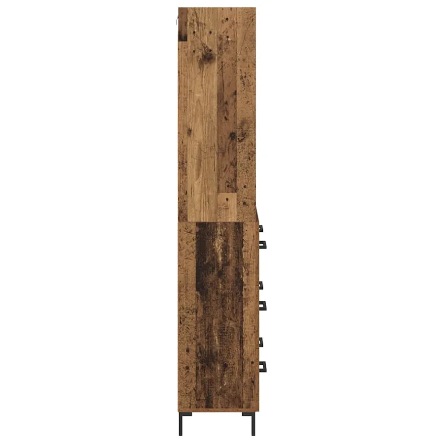 Haut Armoire Bois ancien 69,5 x 34 x 180 cm Bois d'ingénierie - 9