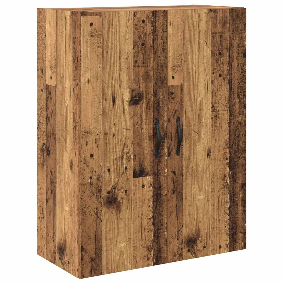 Haut Armoire 2 pcs Bois ancien Bois d'ingénierie - 7