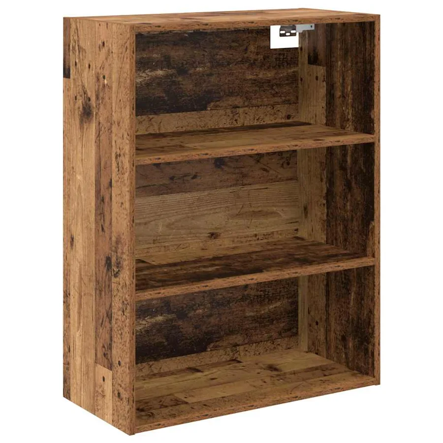 Haut Armoire avec tiroir 2 pcs Bois Ancien Bois d'ingénierie - 7