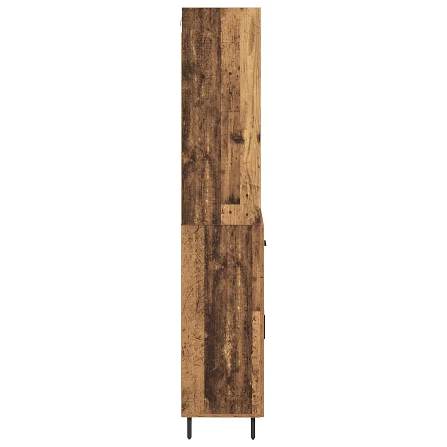 Haut Armoire avec tiroir Bois Ancien 69,5 x 34 x 180 cm - 9