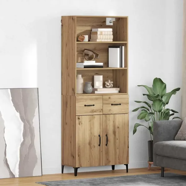 Haut Armoire Chêne artisanal 69,5 x 34 x 180 cm