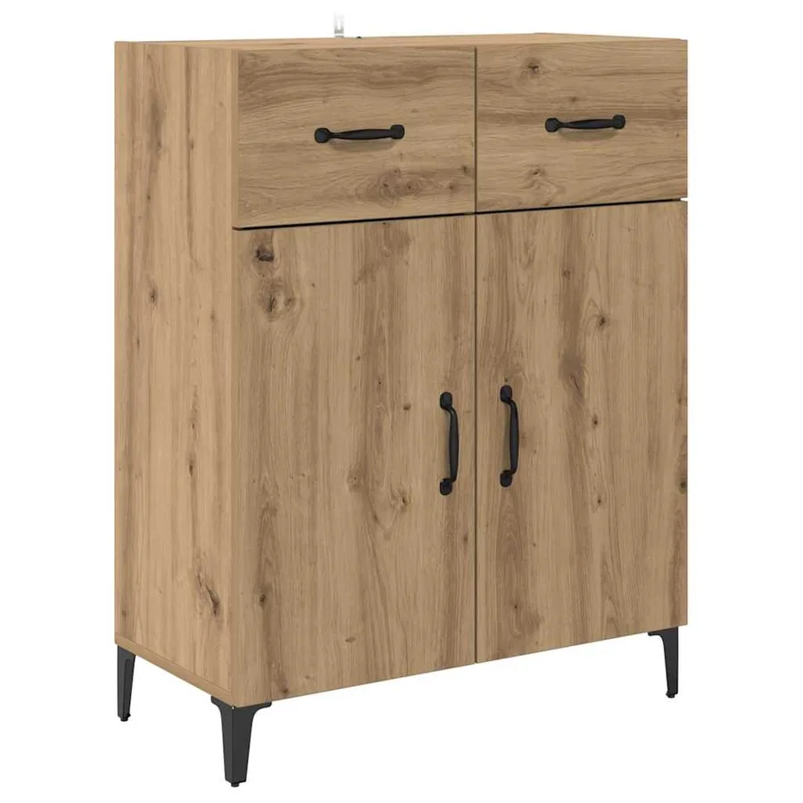Haut Armoire Chêne artisanal 69,5 x 34 x 180 cm - 6