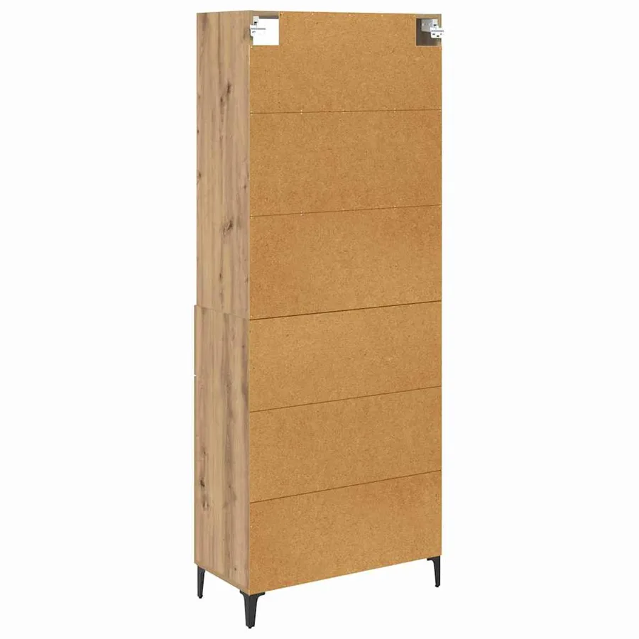 Haut Armoire Chêne artisanal 69,5 x 34 x 180 cm - 8