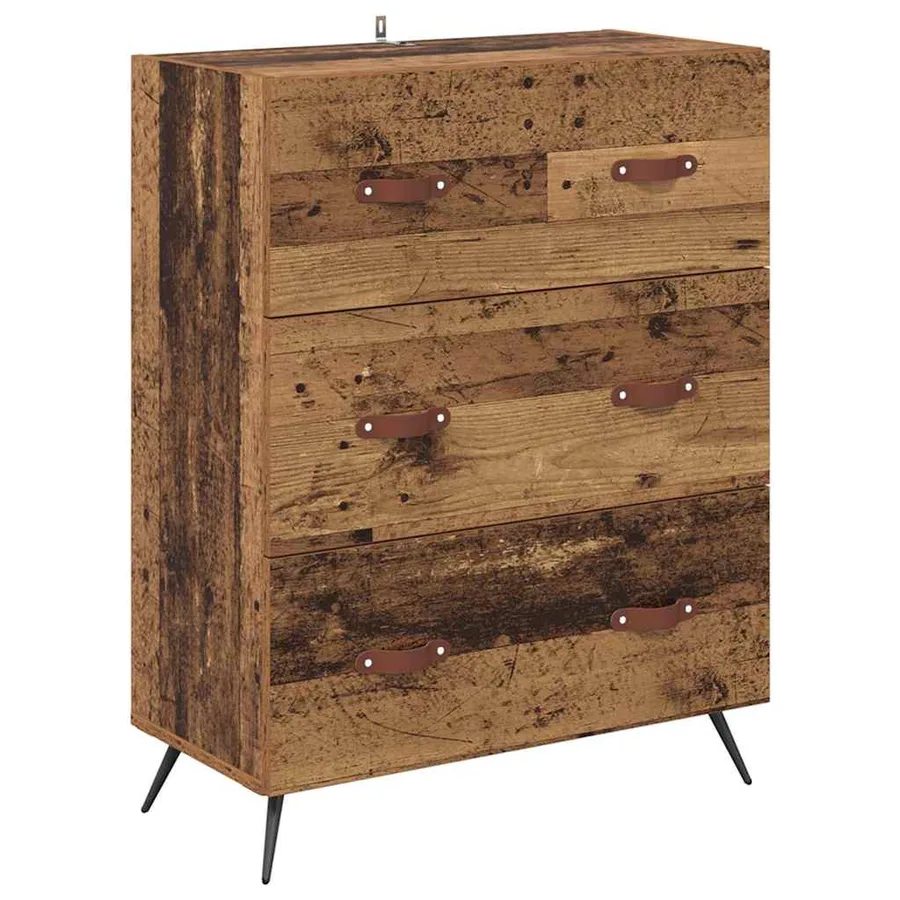 Haut Armoire Bois Ancien 69,5 x 34 x 180 cm Bois d'ingénierie - 6