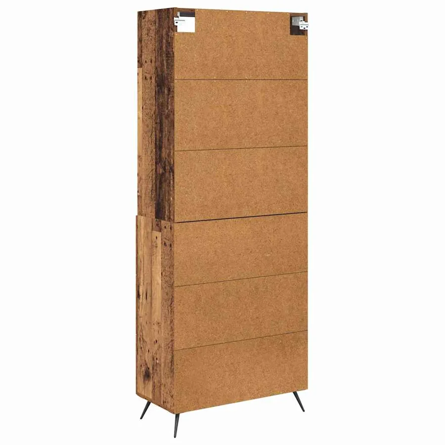 Haut Armoire Bois Ancien 69,5 x 34 x 180 cm Bois d'ingénierie - 8
