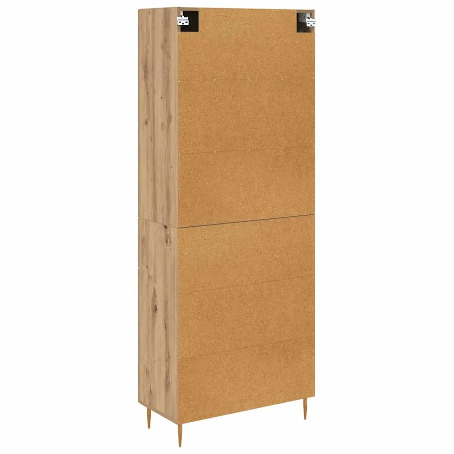 Haut Armoire Chêne artisanal 69,5 x 34 x 180 cm - 10