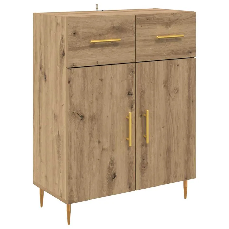Haut Armoire Chêne artisanal 69,5 x 34 x 180 cm - 7