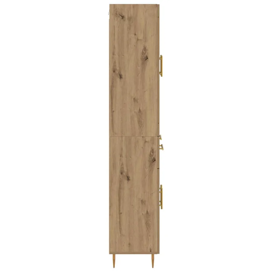 Haut Armoire Chêne artisanal 69,5 x 34 x 180 cm - 9