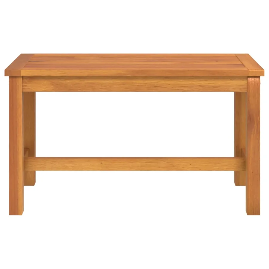 Banc de jardin 80x35x45 cm bois massif d'acacia - 3