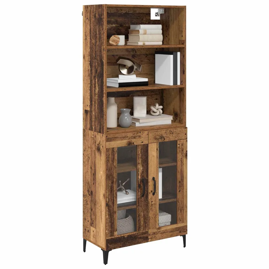 Haut Armoire Bois Ancien 69,5 x 34 x 180 cm Bois d'ingénierie - 3