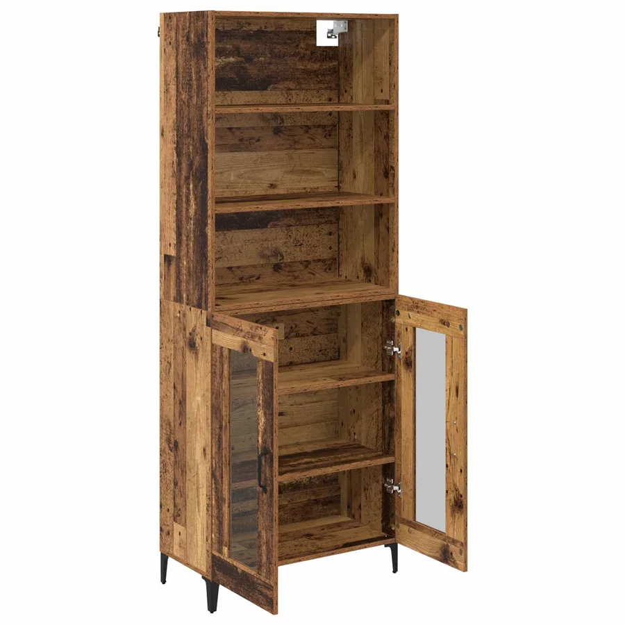 Haut Armoire Bois Ancien 69,5 x 34 x 180 cm Bois d'ingénierie - 5