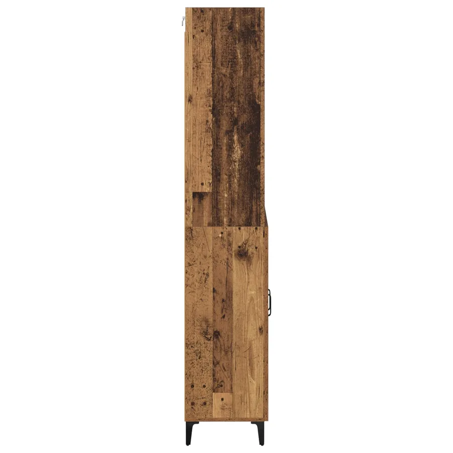 Haut Armoire Bois Ancien 69,5 x 34 x 180 cm Bois d'ingénierie - 9