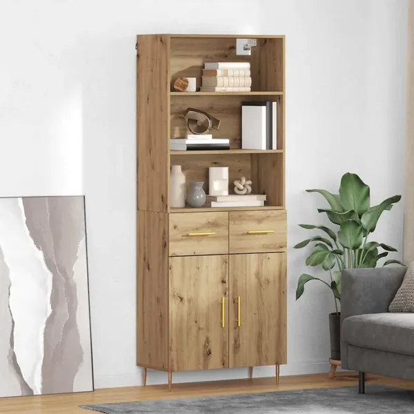 Haut Armoire Chêne artisanal 69,5 x 34 x 180 cm