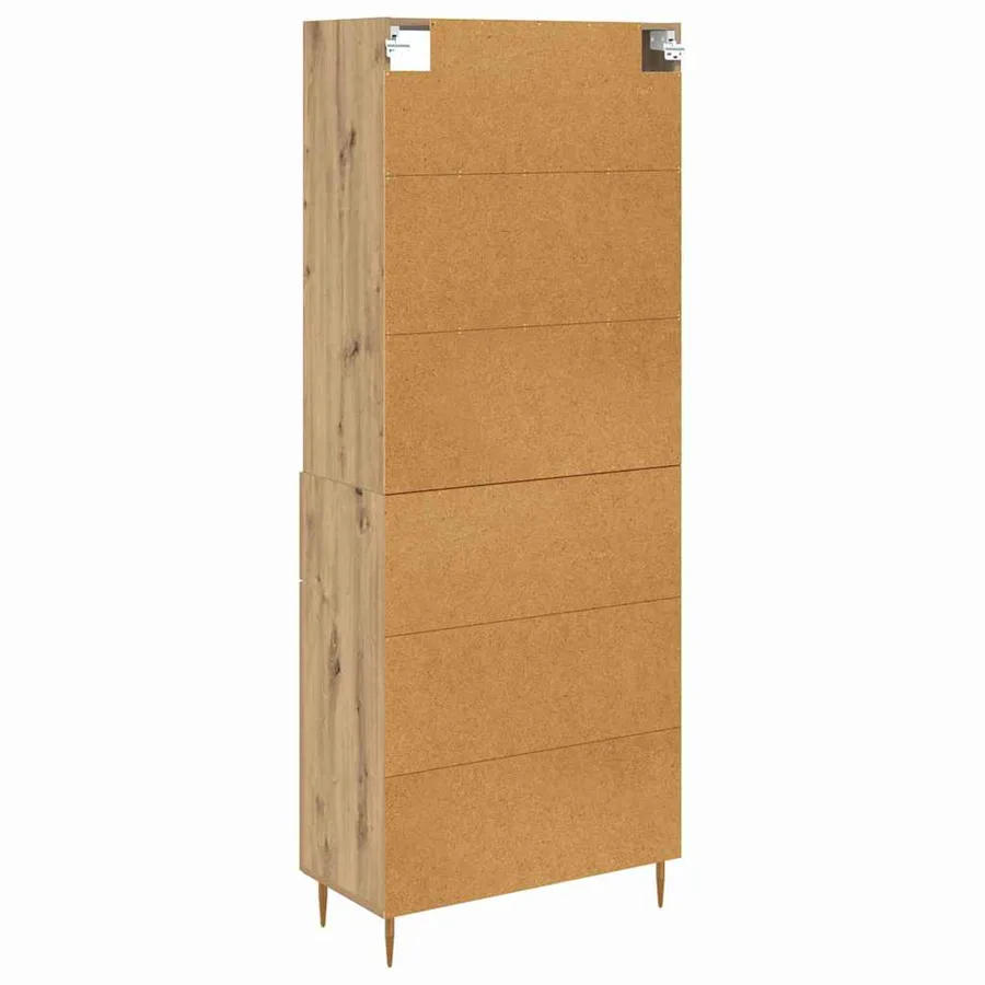 Haut Armoire Chêne artisanal 69,5 x 34 x 180 cm - 10
