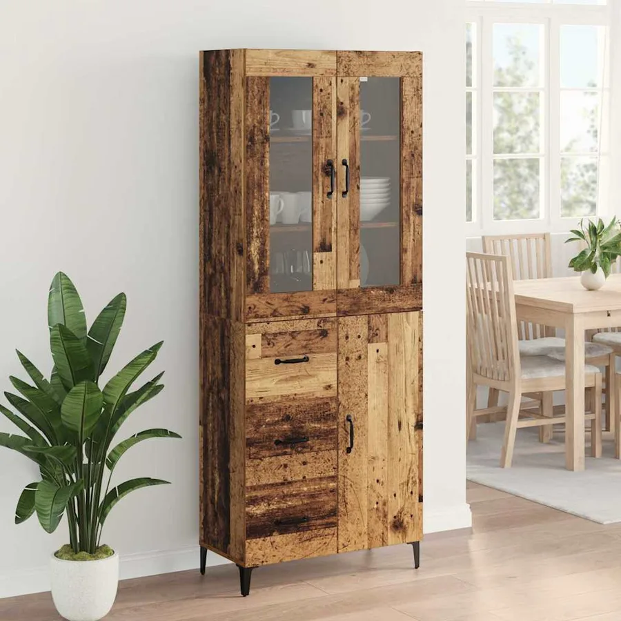 Haut Armoire Bois Ancien 69,5 x 34 x 180 cm Bois d'ingénierie - 4