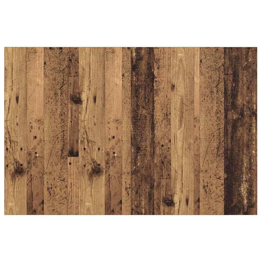 Tête de lit avec armoire 3 pcs Bois Ancien Bois d'ingénierie - 5