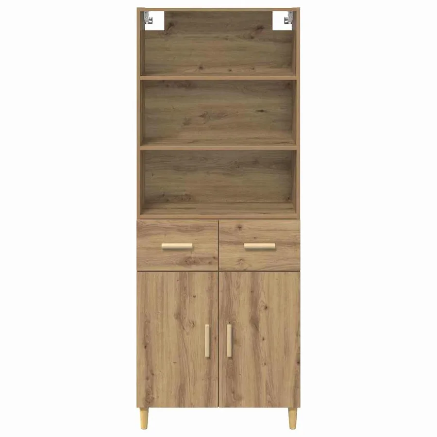 Haut Armoire Chêne artisanal 69,5 x 34 x 180 cm - 4