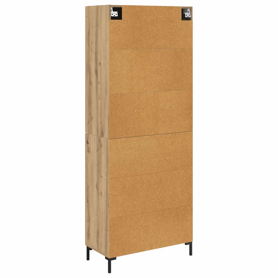 Haut Armoire Chêne artisanal 69,5 x 34 x 180 cm - 8