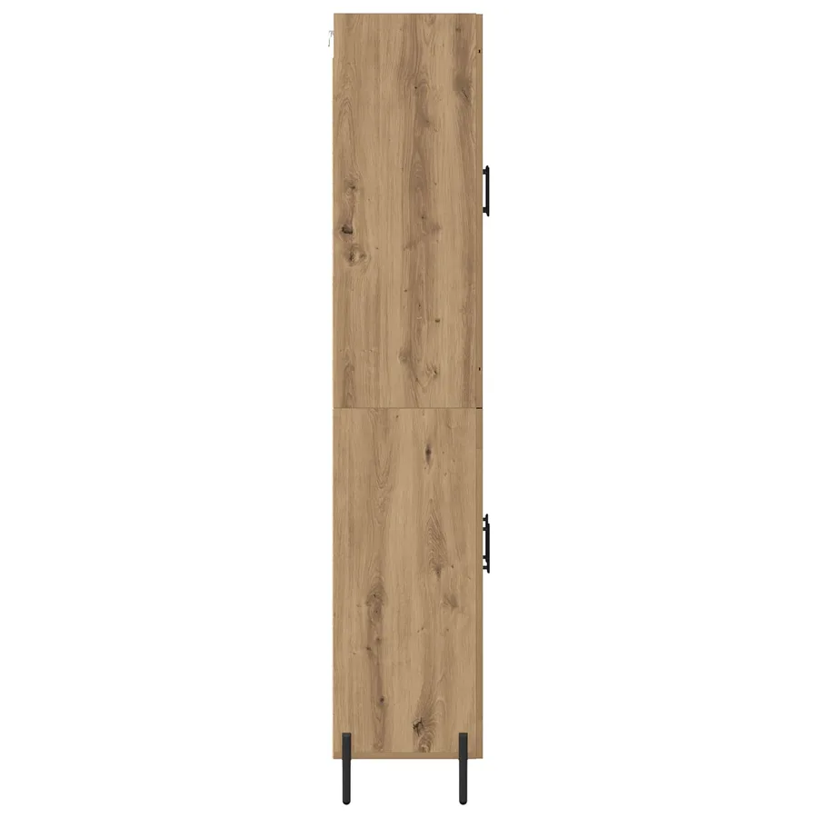 Haut Armoire 2 pcs Chêne artisanal 69,5 x 34 x 180 cm - 9