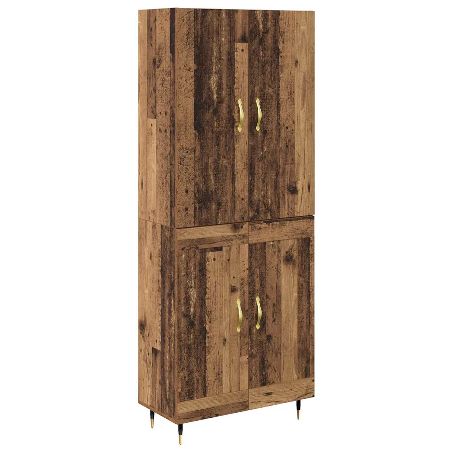 Haut Armoire Bois Ancien 69,5 x 34 x 180 cm Bois d'ingénierie - 2