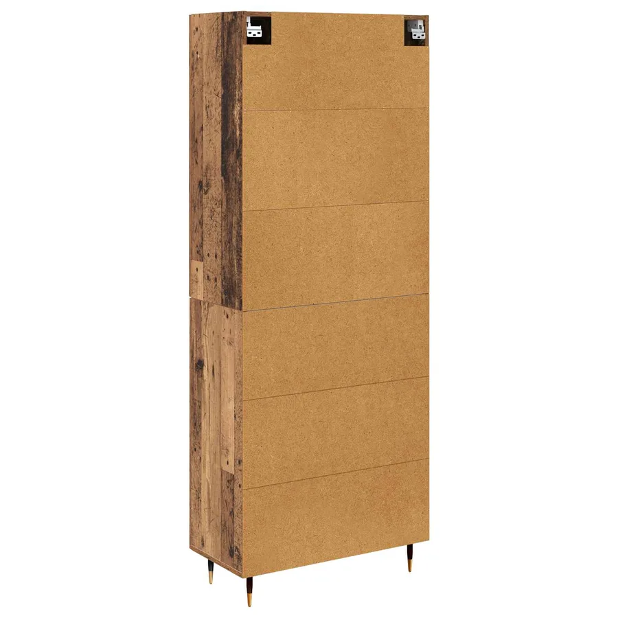 Haut Armoire Bois Ancien 69,5 x 34 x 180 cm Bois d'ingénierie - 8