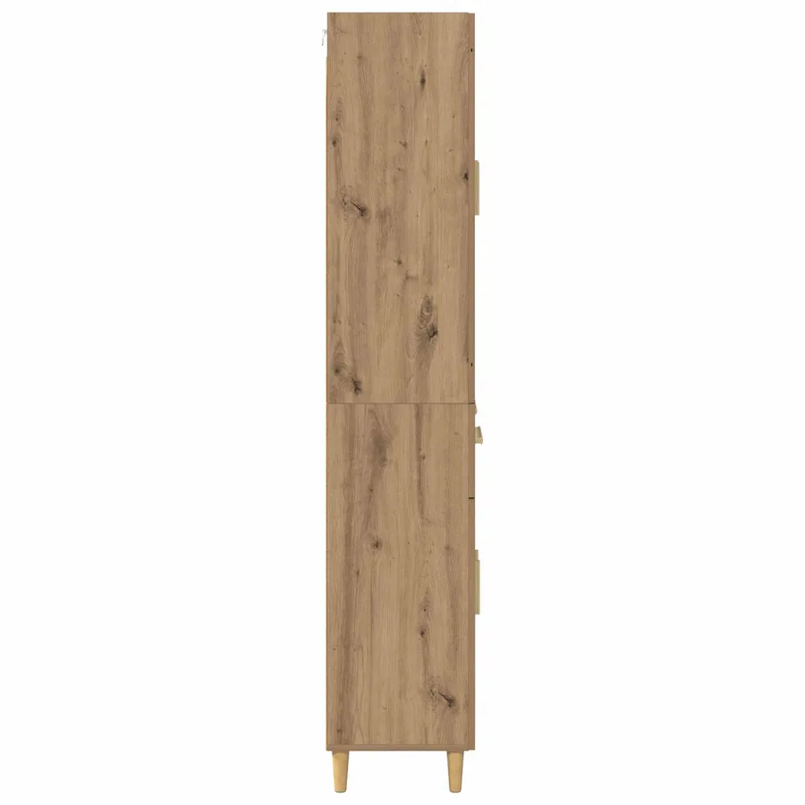 Haut Armoire Chêne artisanal 69,5 x 34 x 180 cm - 9