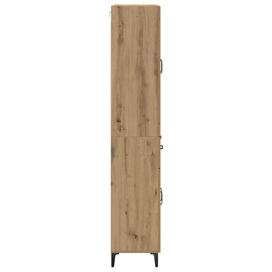 Haut Armoire Chêne artisanal 69,5 x 34 x 180 cm - 9