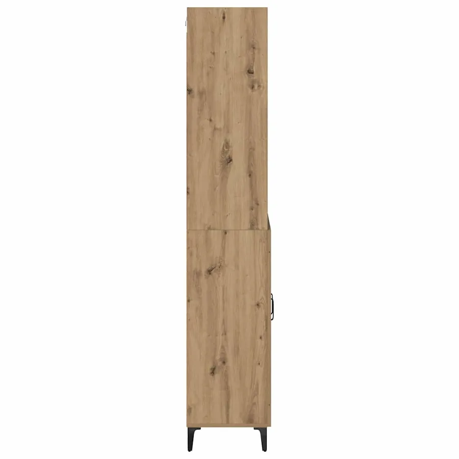 Haut Armoire Chêne artisanal 69,5 x 34 x 180 cm - 9