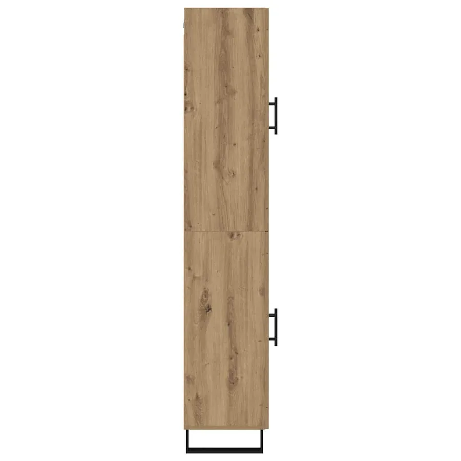 Haut Armoire Chêne artisanal 34,5 x 34 x 180 cm - 9