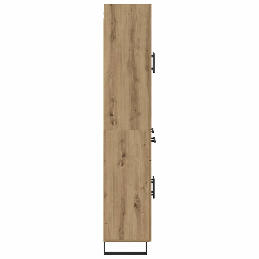 Haut Armoire 2 pcs Chêne artisanal 69,5 x 34 x 180 cm - 9