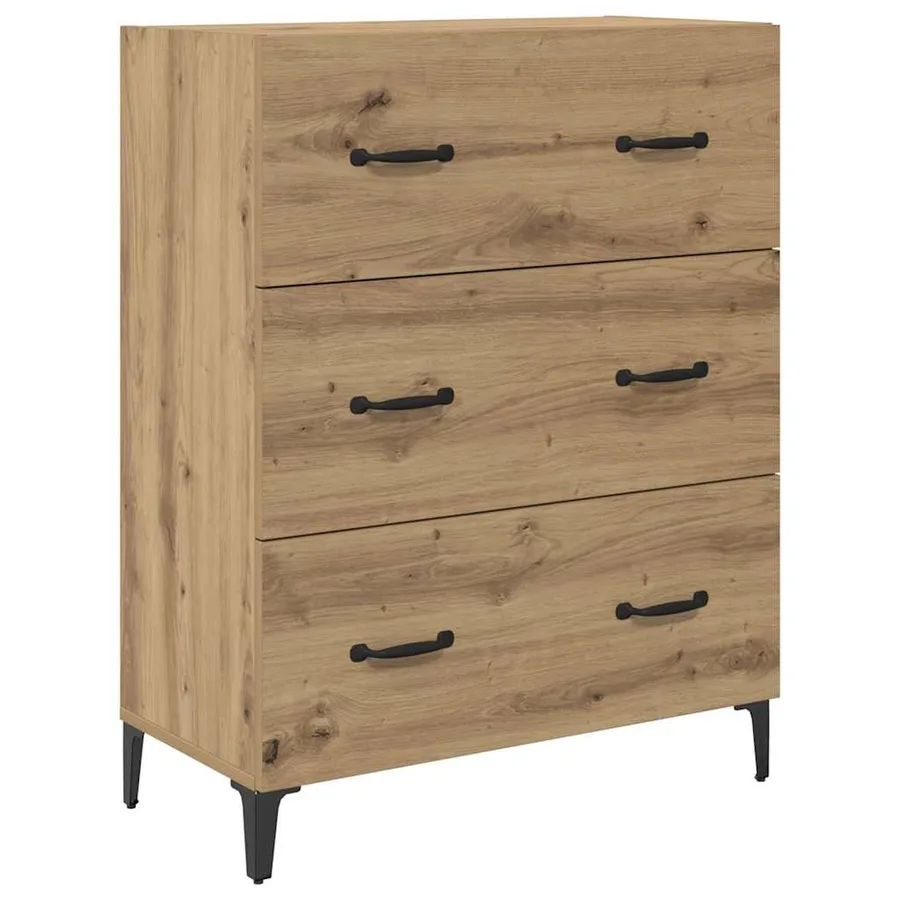 Haut Armoire Chêne artisanal 69,5 x 34 x 180 cm - 6