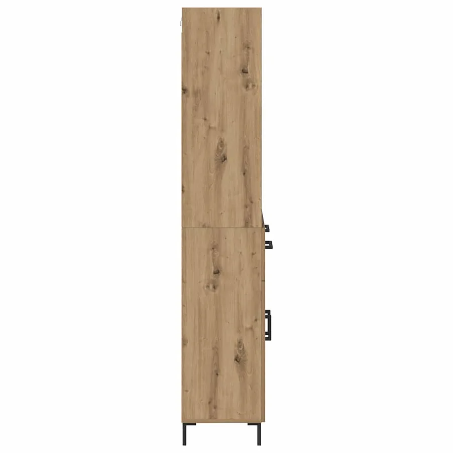 Haut Armoire Chêne artisanal 69,5 x 34 x 180 cm - 9