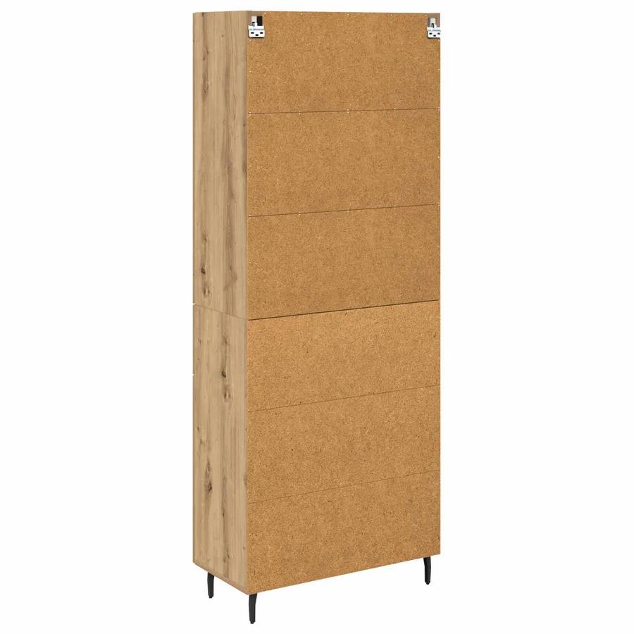 Haut Armoire 2 pcs Chêne artisanal 69,5 x 34 x 180 cm - 8