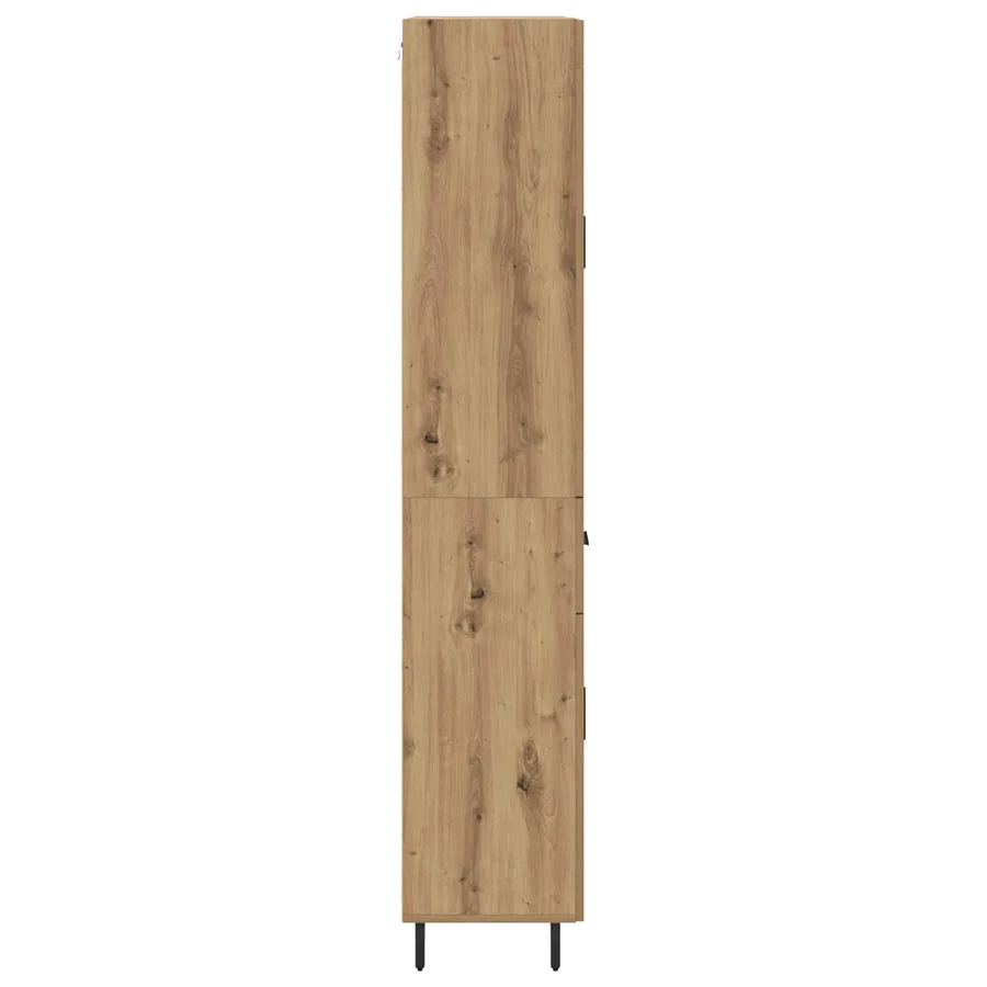 Haut Armoire 2 pcs Chêne artisanal 69,5 x 34 x 180 cm - 9