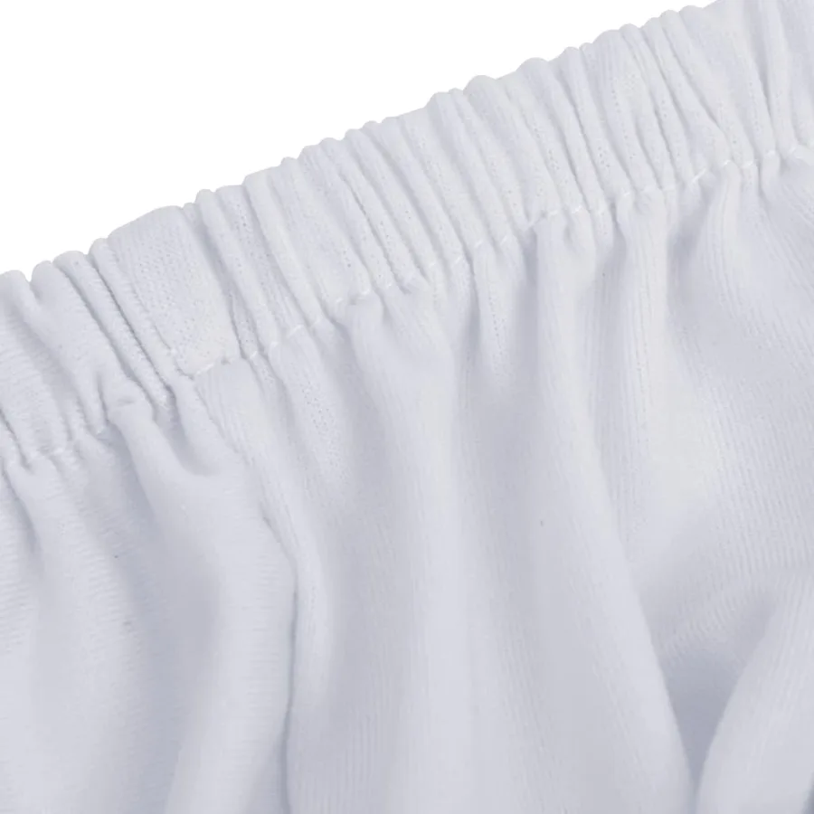 Housse extensible de canapé 2 places Blanc Jersey de polyester - 5