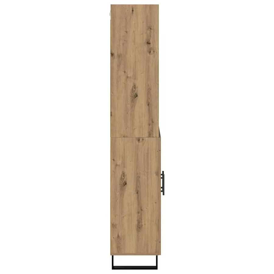 Haut Armoire 2 pcs Chêne artisanal 69,5 x 34 x 180 cm - 9