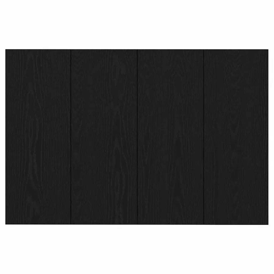 Tête de lit avec armoire 3 pcs Chêne noir Bois d'ingénierie - 5