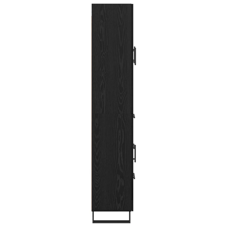 Haut Armoire avec tiroir 2 pcs Chêne noir 69,5 x 34 x 180 cm - 9