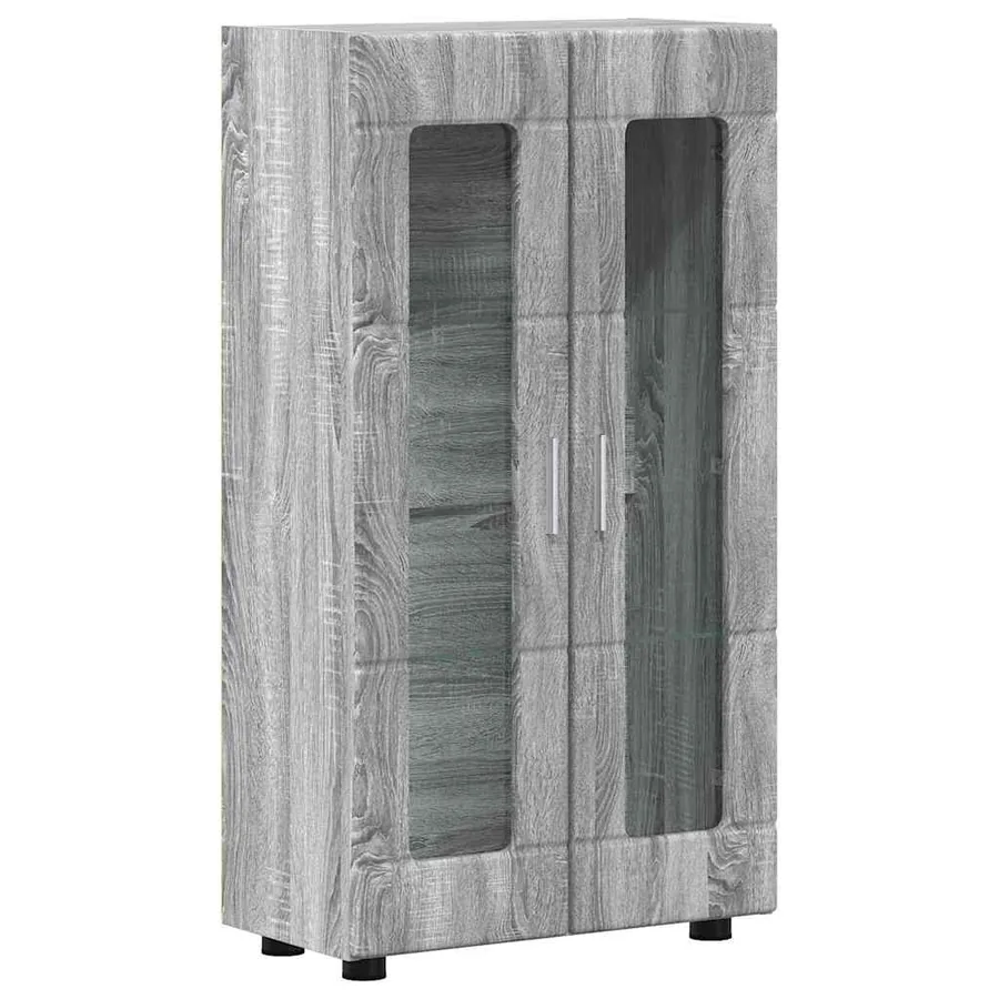 Ensemble meuble TV FLORIN 3 pcs Gris Sonoma Bois d'ingénierie - 7