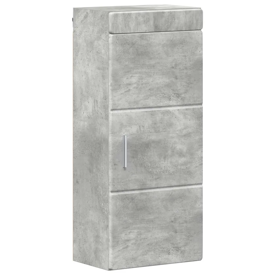 Armoire murale de salle de bain avec étagère TULUM Gris béton - 2