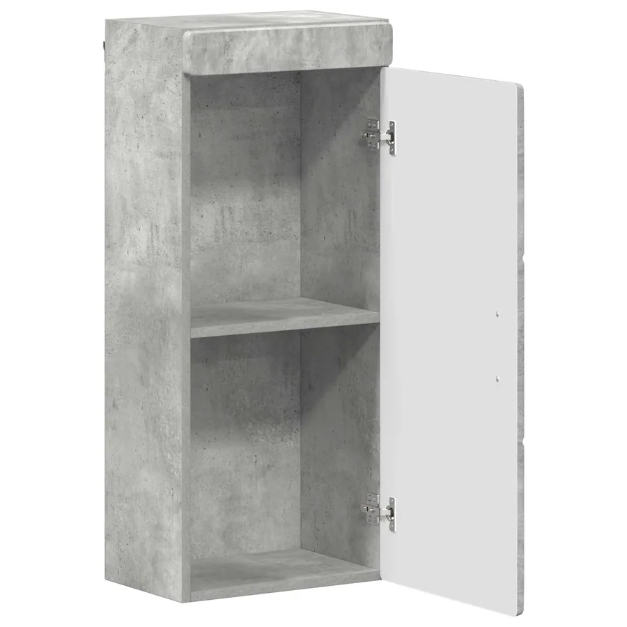 Armoire murale de salle de bain avec étagère TULUM Gris béton - 5