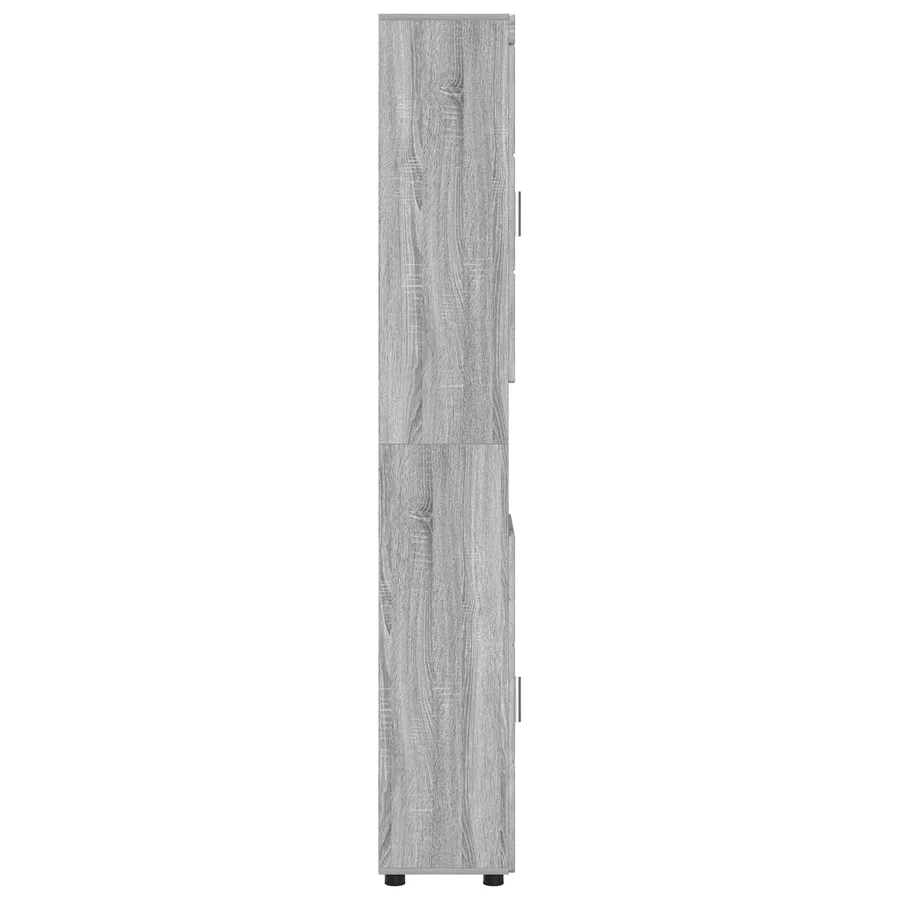 Ensemble d'armoire de salle de bain TULUM Gris Sonoma - 7