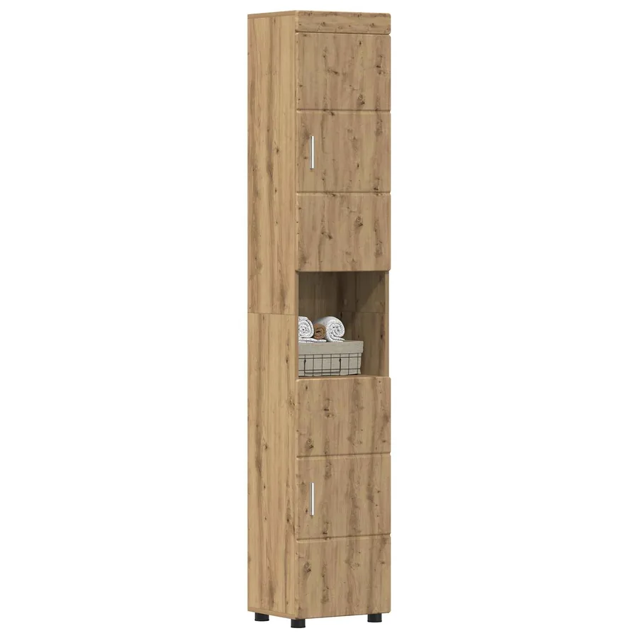 Ensemble d'armoire de salle de bain TULUM Chêne artisanal - 3