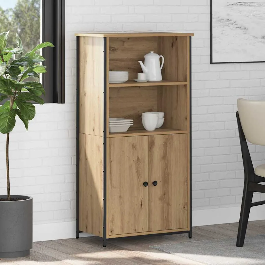 Haut Armoire Chêne artisanal 62 x 36 x 121,5 cm