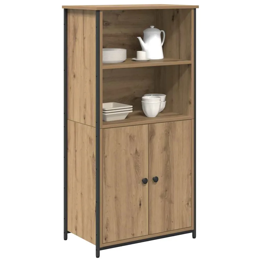 Haut Armoire Chêne artisanal 62 x 36 x 121,5 cm - 3