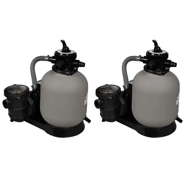 Sand filter pumps 2 pcs 600 W 17000 l/h