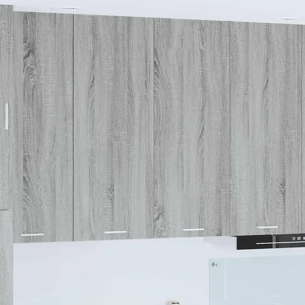 Armoire suspendue avec stockage Gris Sonoma 80 x 31 x 100 cm