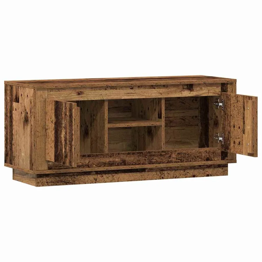 Meuble TV Bois Ancien 102 x 35 x 45 cm Bois d'ingénierie - 5