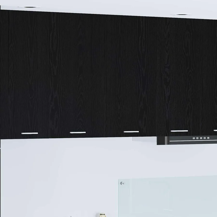 Armoire suspendue Chêne noir 80 x 31 x 80 cm Bois d'ingénierie